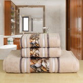 Oriental 450 GSM Bath Towels Set Of 3 | Ultra Soft & Highly Absorbent Towels